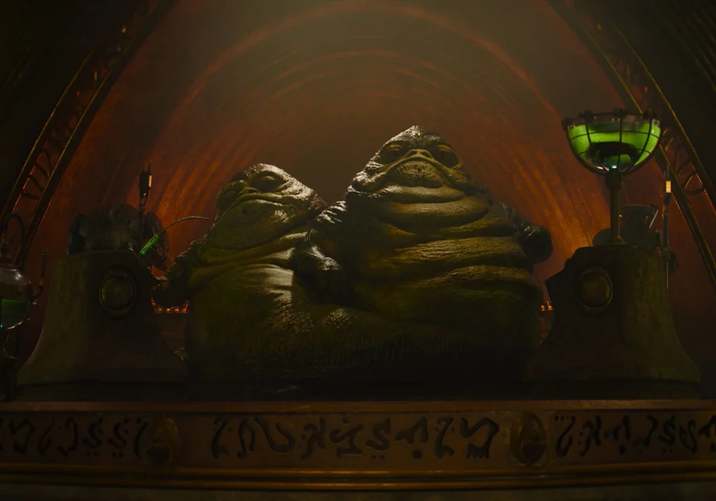 The hutt twis from Star Wars: The Mandalorian and Grogu - in the ott review from weekend watcher